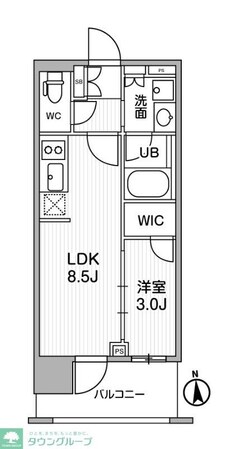 シーズンフラッツ新御徒町イーストの物件間取画像